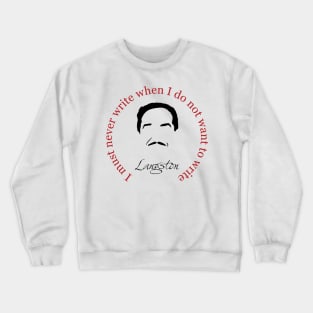 Langston Hughes Book Quote Crewneck Sweatshirt